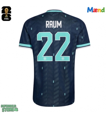 Tyskland David Raum #22 Replika Udebanetrøje VM 2026 Kortærmet